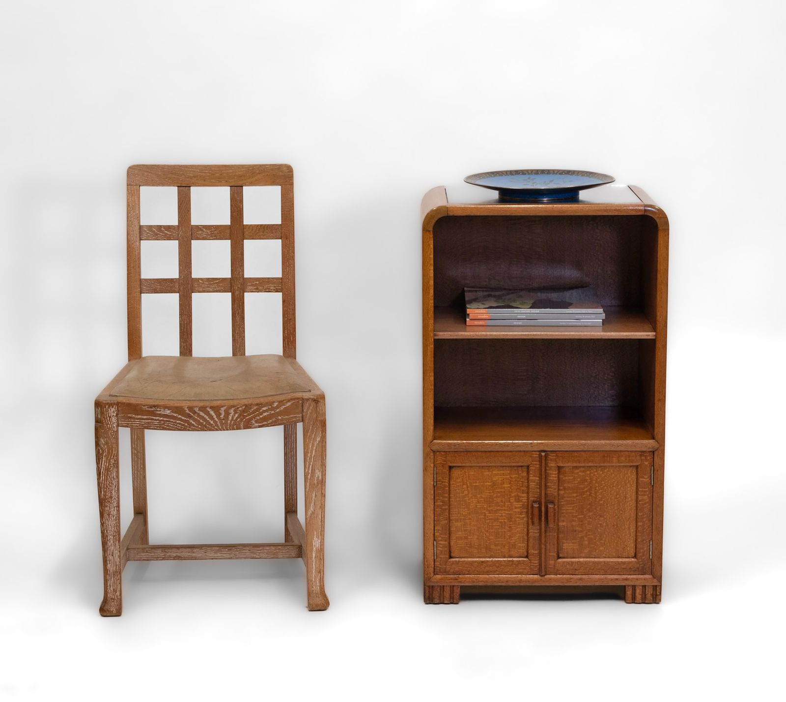 Betty Joel Silky Oak Side Cabinet For Token Works 1930s Art Deco