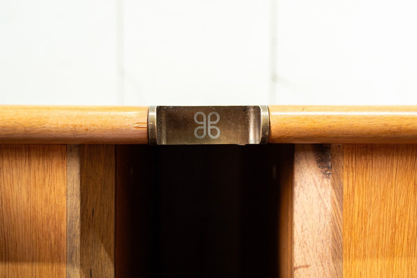 Scuderia Horizontal Four Door Walnut Sideboard By Carlo Scarpa For Bernini Italia, 1977 photo for sale