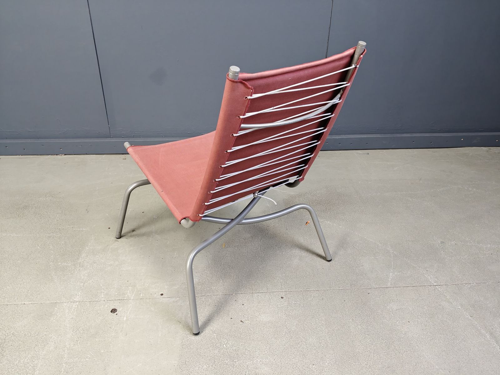 Vintage Crossed Legged Lounge Chair By Fabiaan Van Severen, 1990s photo furniture