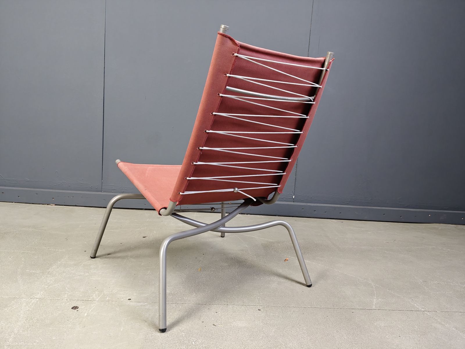 Vintage Crossed Legged Lounge Chair By Fabiaan Van Severen, 1990s photo Furniture