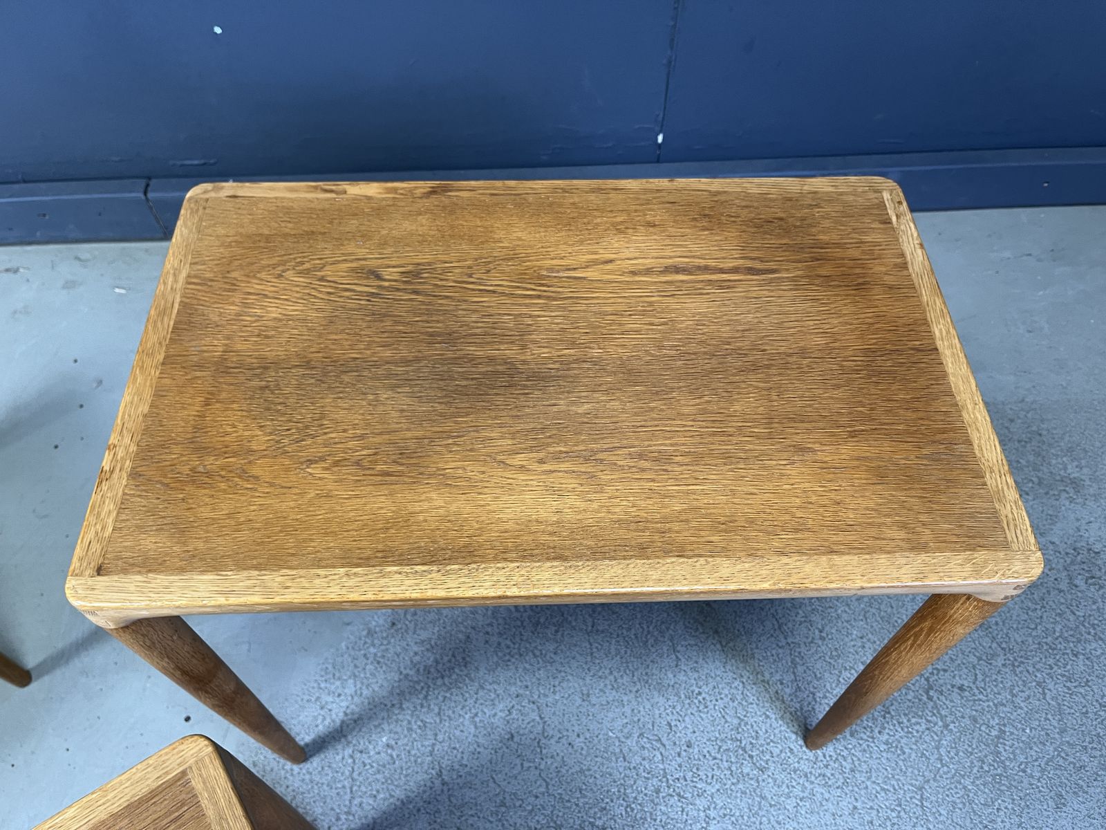 H.W. Klein. Bramin, Three Set Tables/Side Tables, Oak, 1960s, Denmark photo Furniture