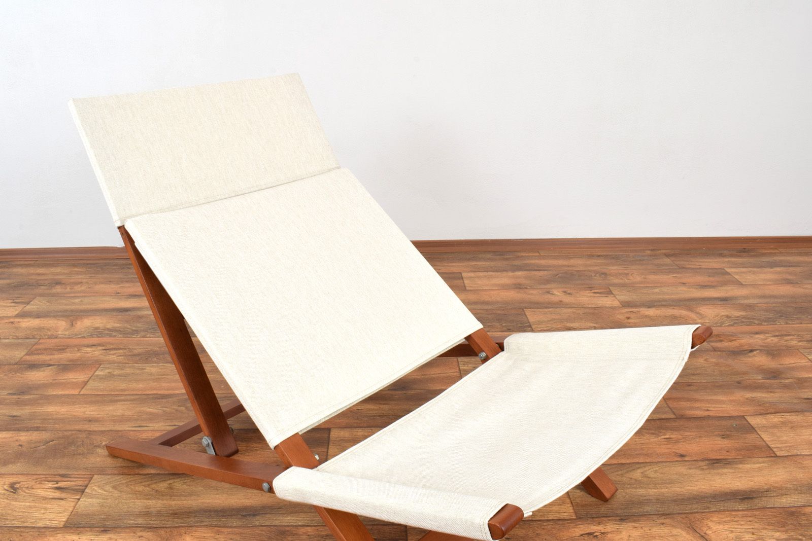photo for sale Mid Century Danish Easy Chair / Lounger By Lauge Vestergaard For Cado, 1960s.