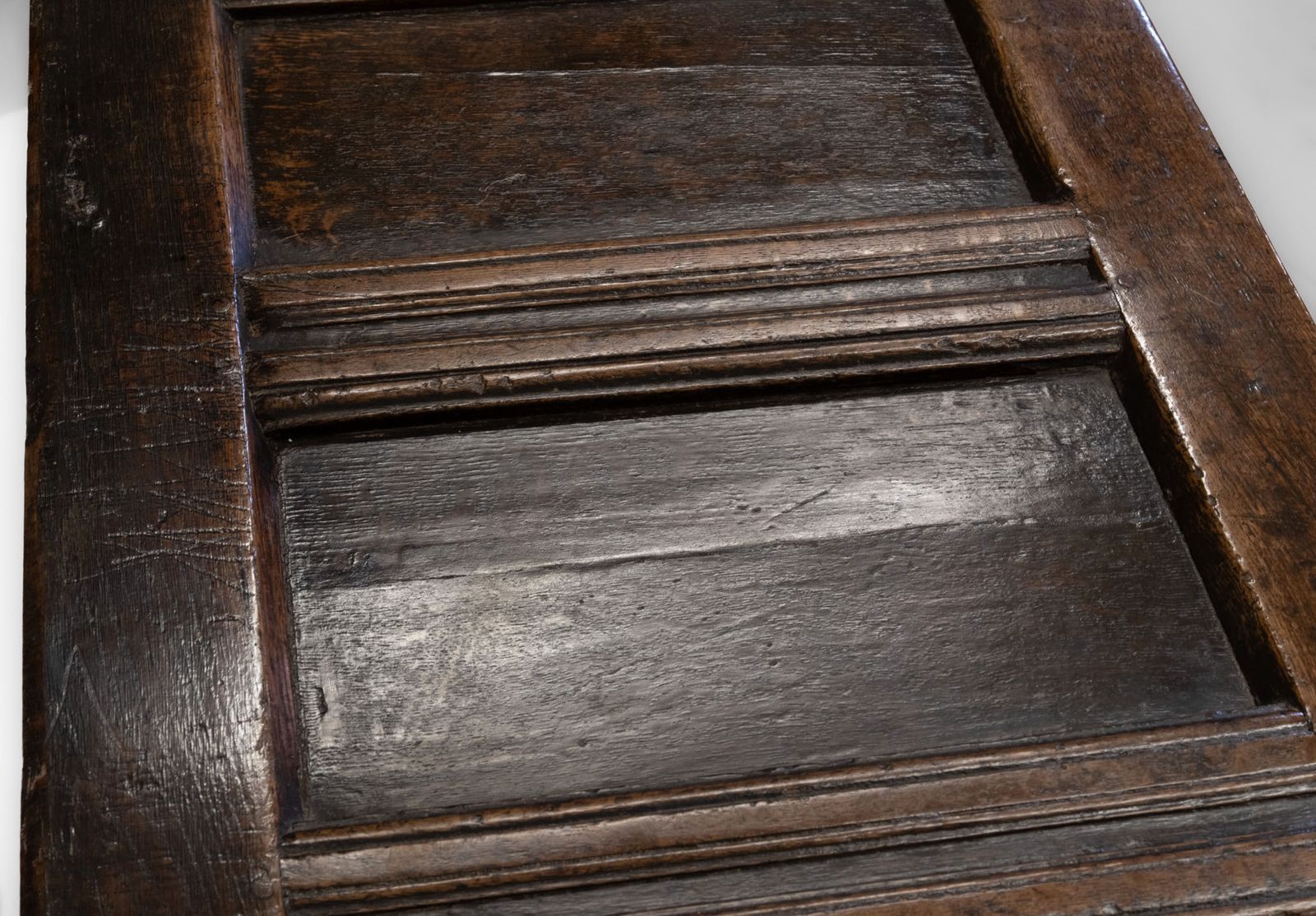photo buy Charles II Oak Panel Coffer Chest Circa 1680