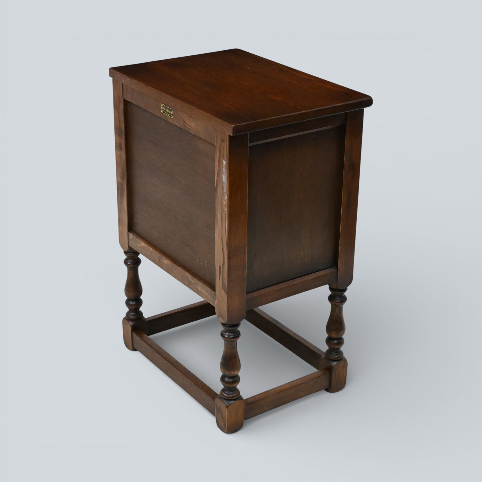 Old Charm Pedestal Cabinet Tudor Brown Free Delivery* photo vinterior