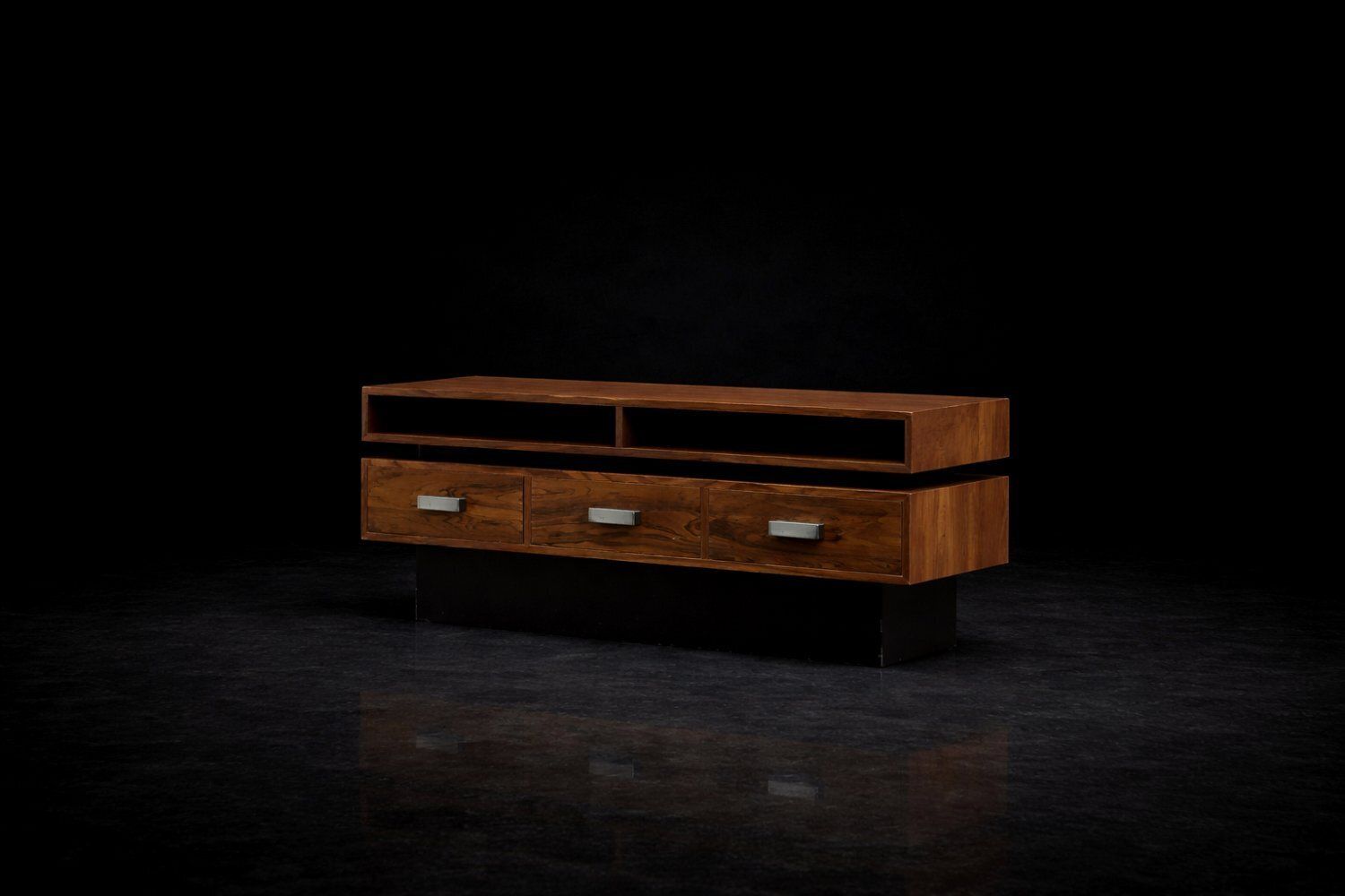 photo furniture Vintage Scandinavisch Consoletafel Met Spiegel, Model Ambassador, Van Fröseke Nybrofabriken Ab, Jaren 1970 – Set Van 2