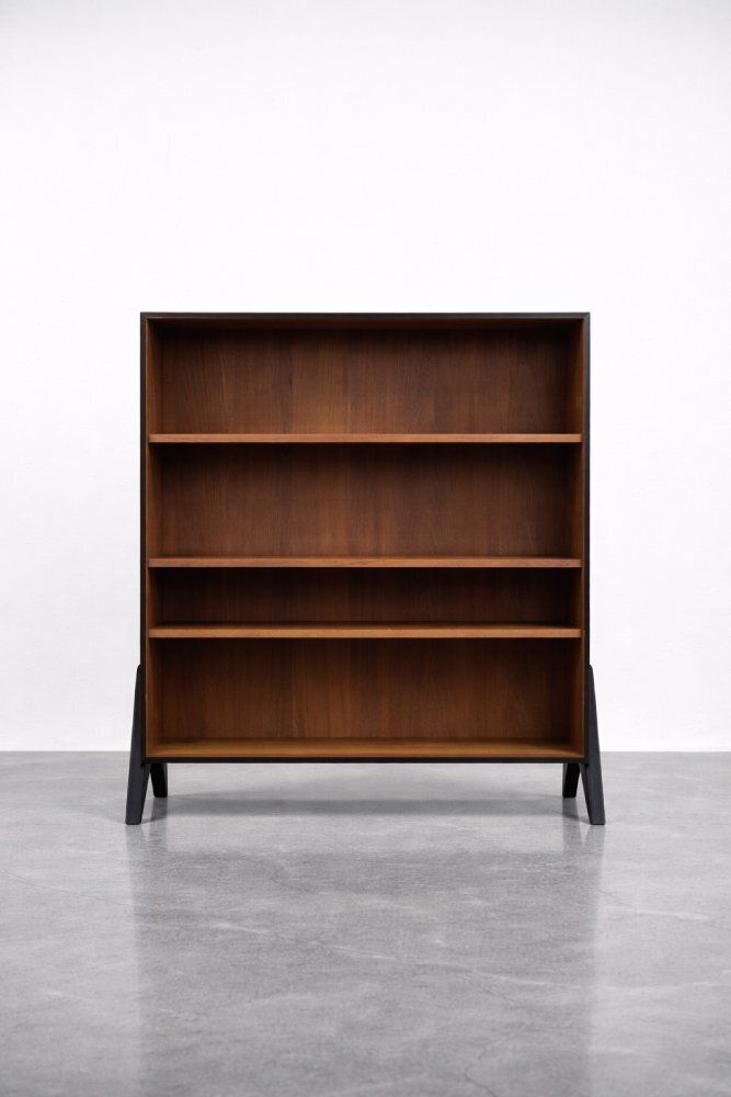 photo furniture Mid Century Scandinavian Modern Teak Bookcase, 1960s
