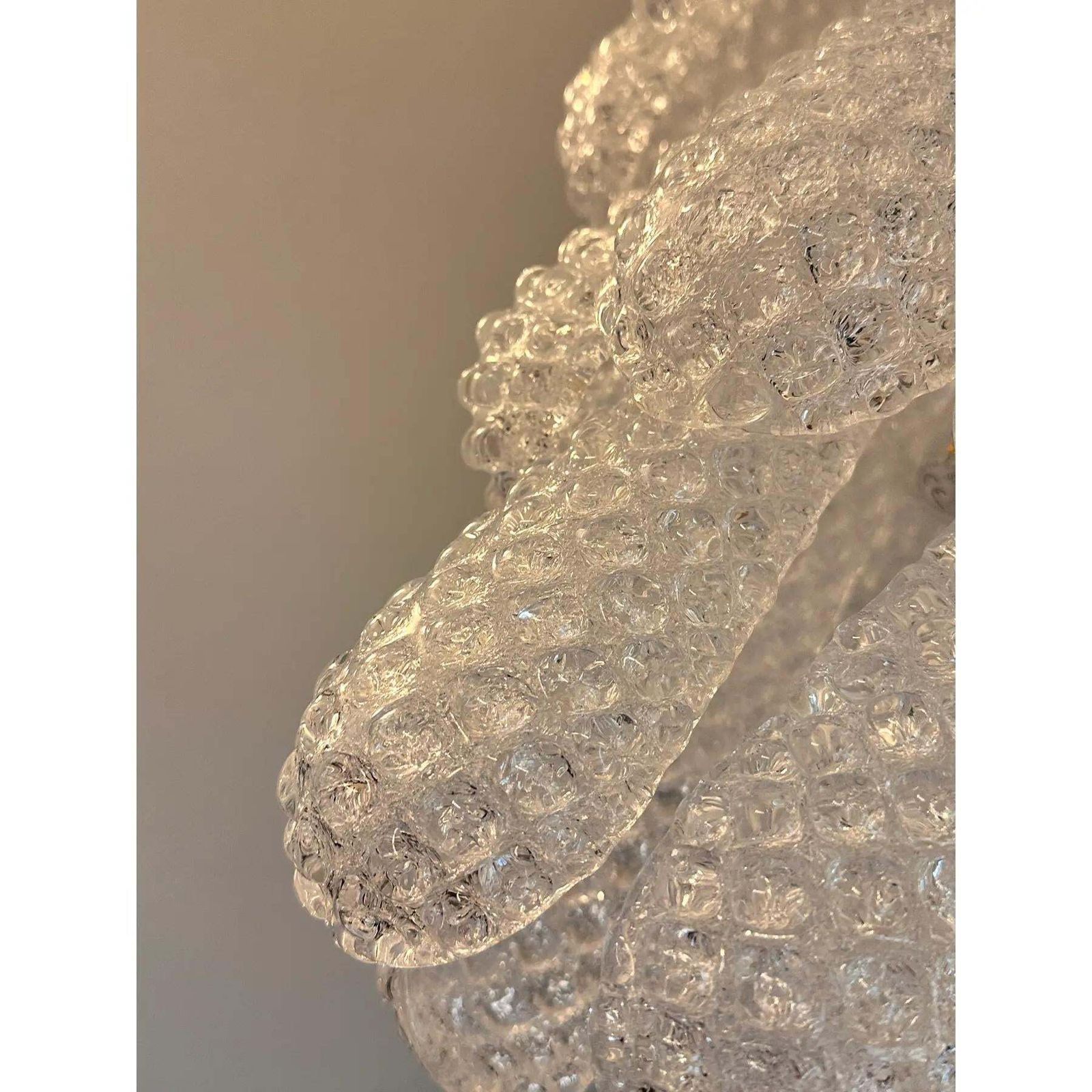 Mid Century Modern “Elegant Murano Glass ‘Conchiglie’ Chandelier – Venetian Masterpiece” photo Lighting