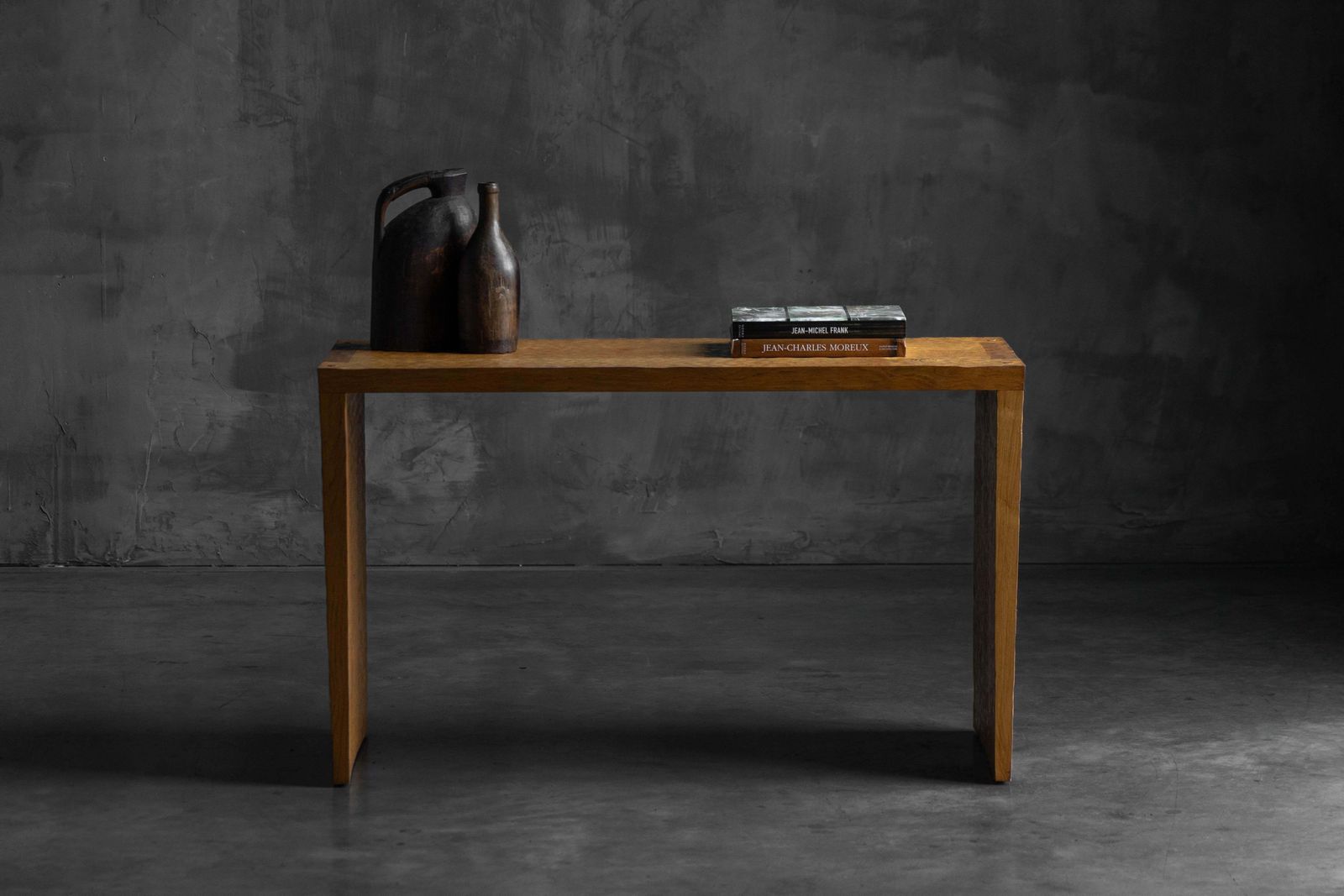 Hand Carved Oak Console Table, France, Early 21st Century photo for sale