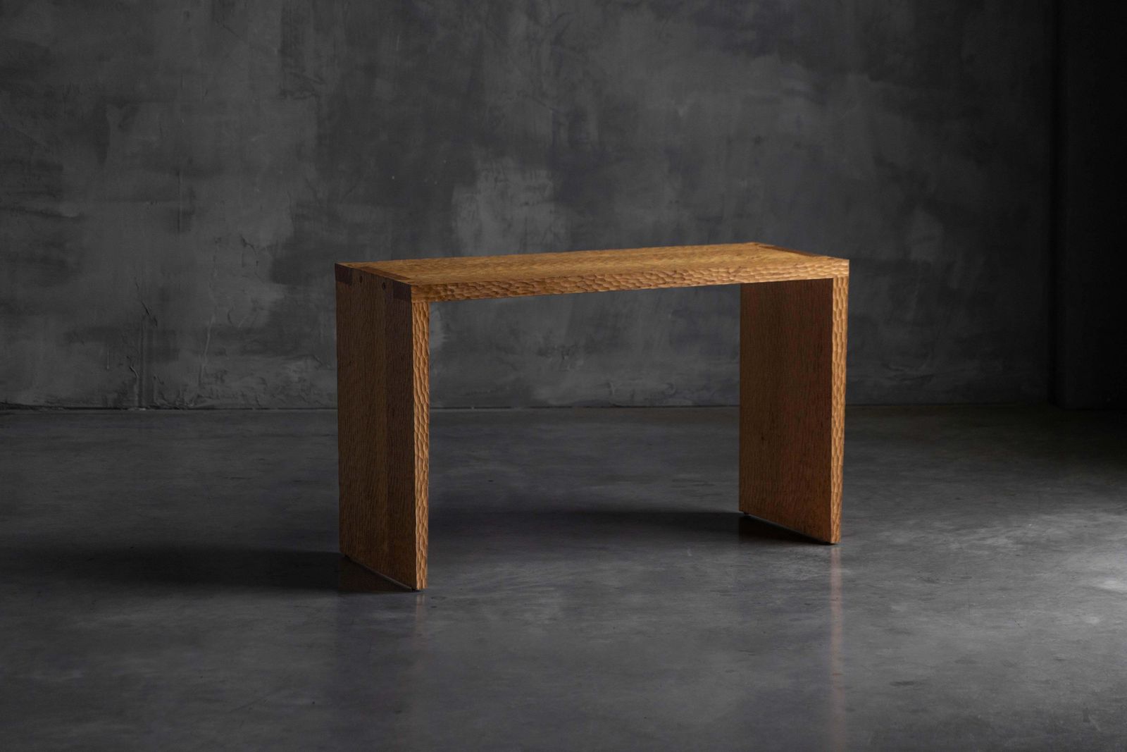 Hand Carved Oak Console Table, France, Early 21st Century photo 4120.0