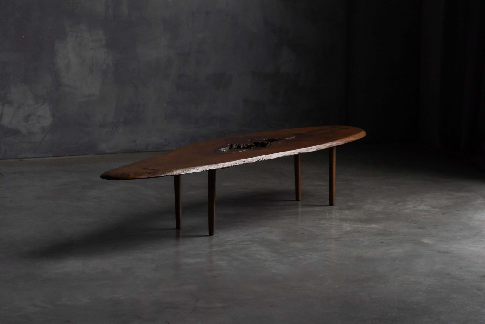 Organic Modern Coffee Table With Natural Void, France, Mid 20th Century photo buy