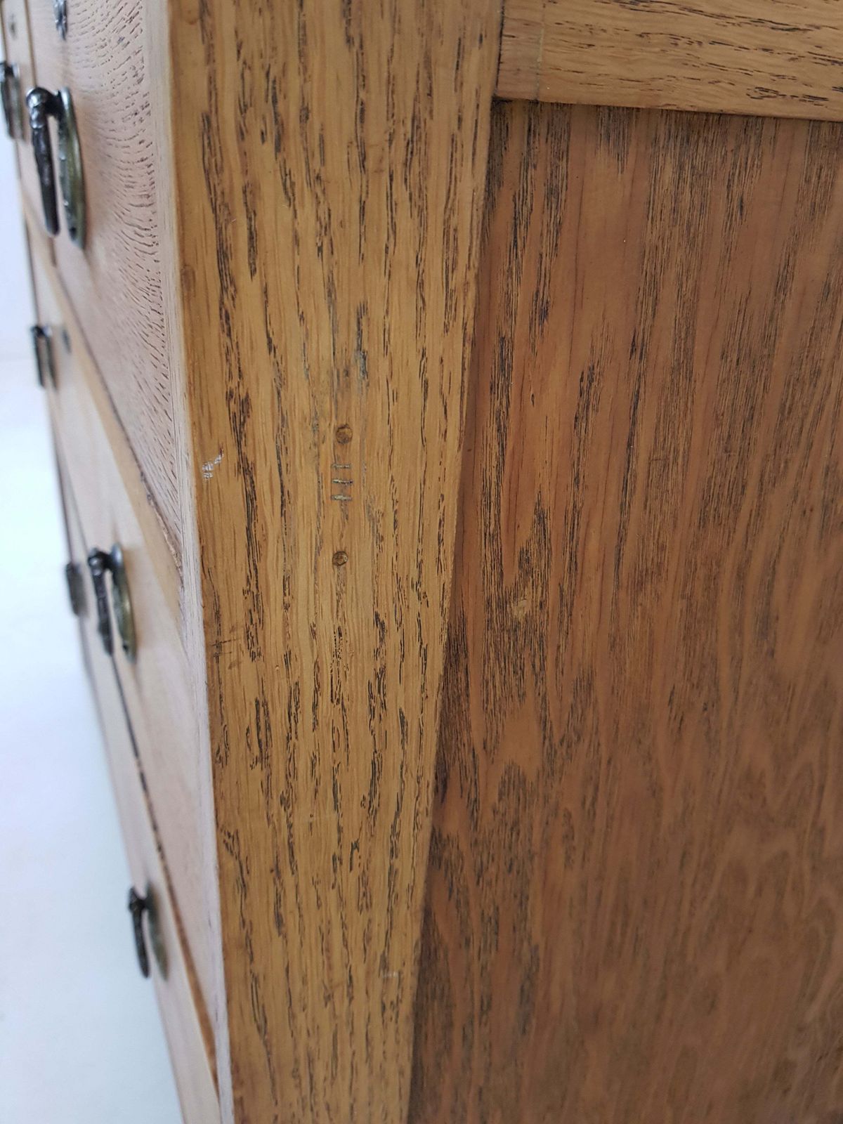 photo furniture Antique Solid Oak Chest Of Drawers