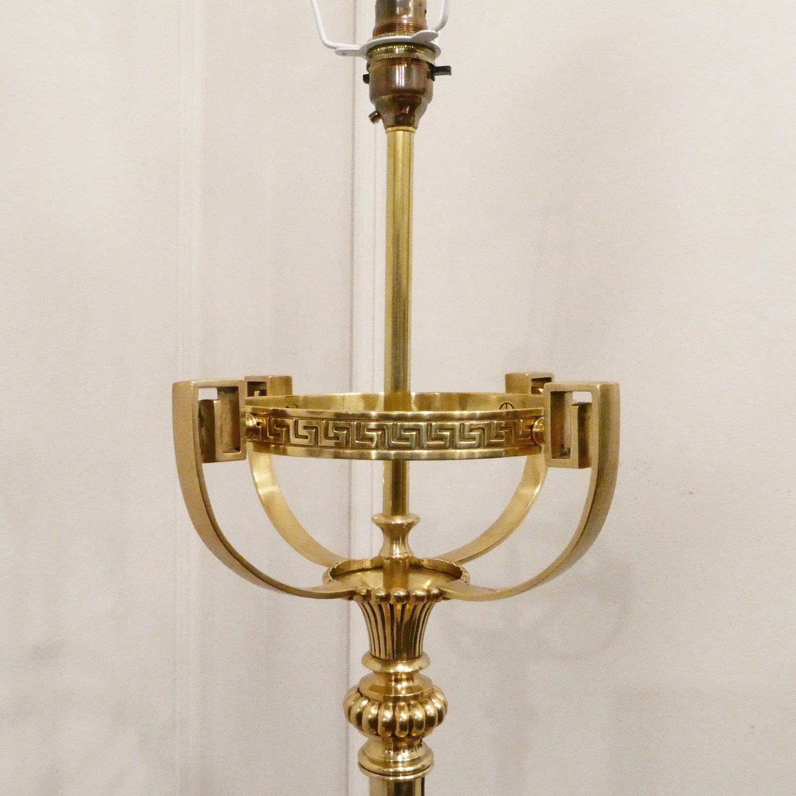 Victorian Brass Floor Lamp, 1800s photo furniture
