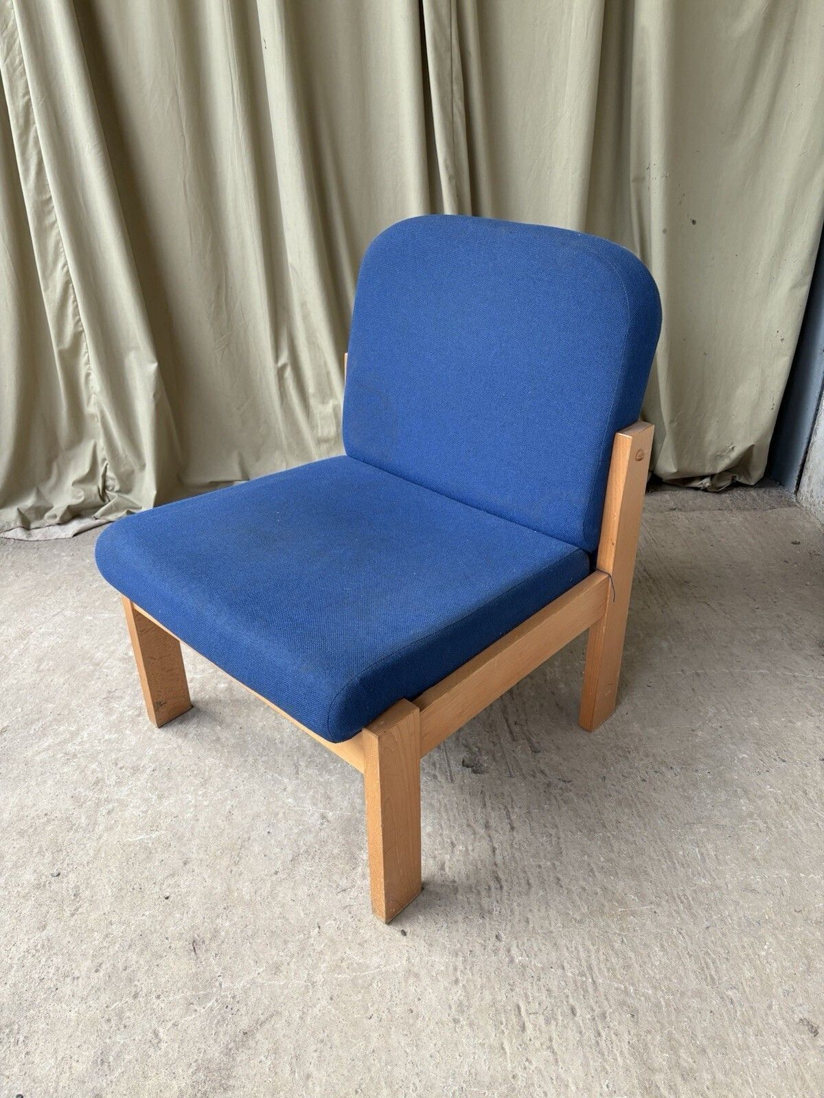 Vtg Late Mid Century Modernist Studio Lounge Chair Scandi Retro Modernist R1074 photo Furniture