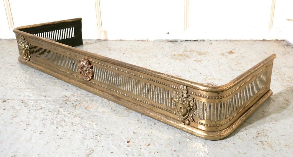 Victorian Art And Crafts Brass Fender photo Home Fixtures