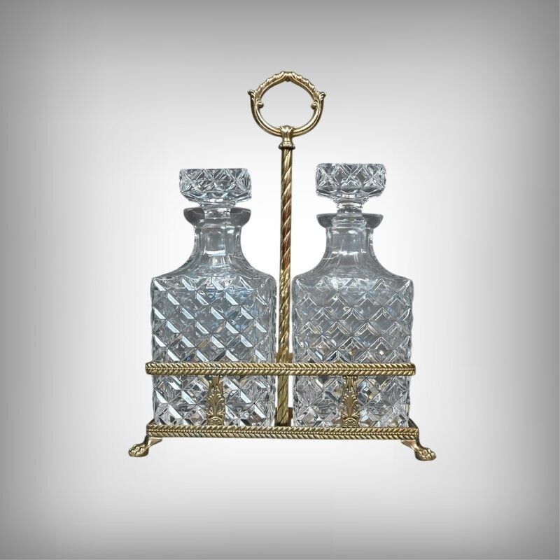 Bronze & Crystal Liquor Cabinet – Late 19th Century photo furniture