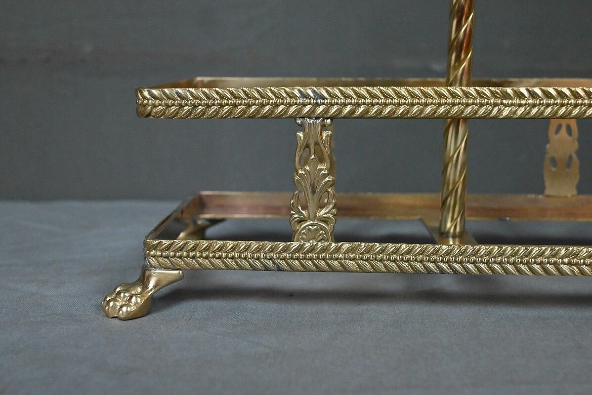 Home Decor Bronze & Crystal Liquor Cabinet – Late 19th Century photo