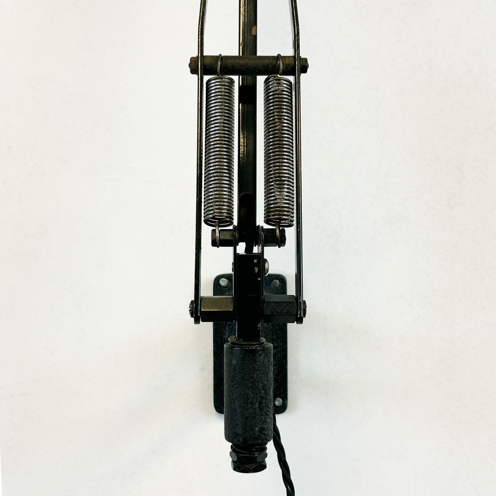photo vintage Herbert Terry 1209 Anglepoise Wall Lamp, Black