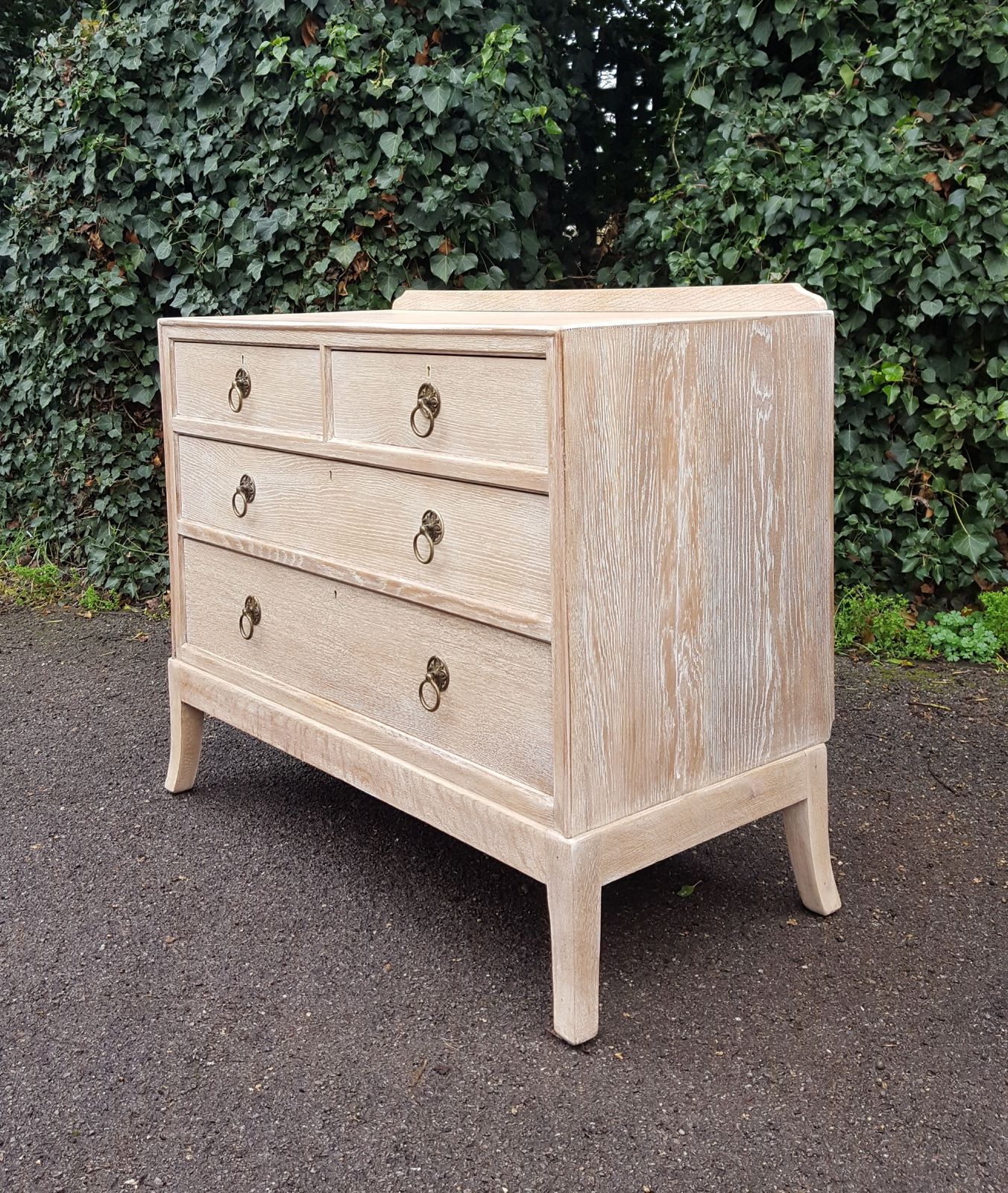 Cotswold School Limed Oak Chest Of Drawers photo for sale
