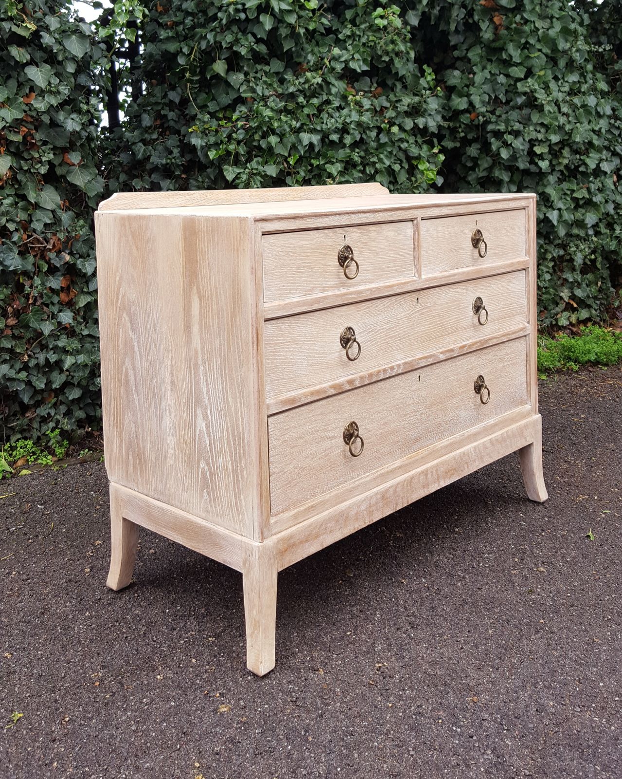 photo furniture Cotswold School Limed Oak Chest Of Drawers