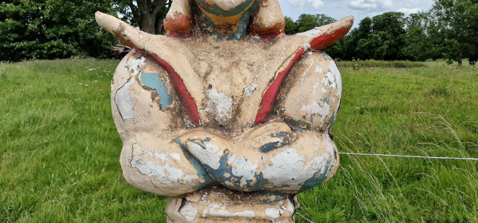 Unusual Statue Figure Genie Fairground 8ft Tall Art Fibreglass Display  Prop photo for sale