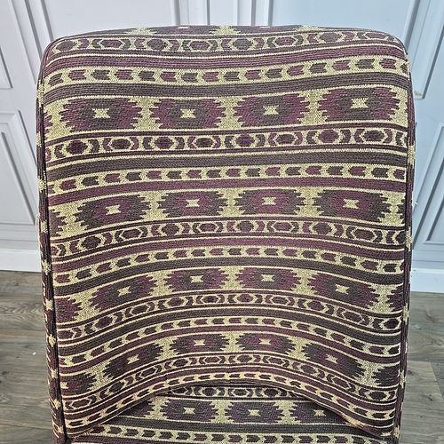 Antique Vintage Chair  Turkish Kilim Style Bedroom Seat Accent Cocktail Seat photo vinterior