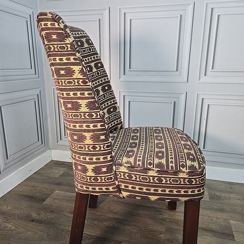 photo vinterior Antique Vintage Chair  Turkish Kilim Style Bedroom Seat Accent Cocktail Seat