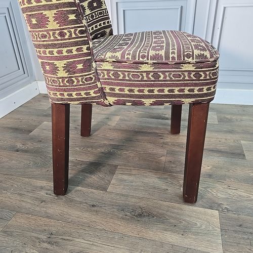 photo buy Antique Vintage Chair  Turkish Kilim Style Bedroom Seat Accent Cocktail Seat