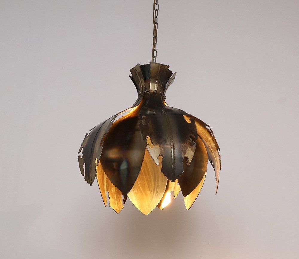 Brass Union Pendant Lamp By Svend Aage Holm Sørensen For Holm Sørensen & Co, 1960s photo Lighting
