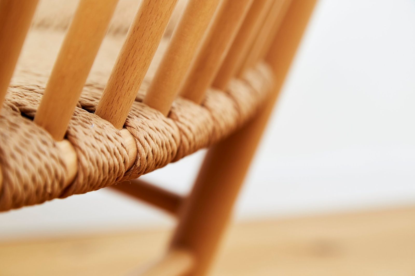 Vintage J16 Rocking Chair By Hans J. Wegner For Fdb Møbler, 1960s photo vinterior