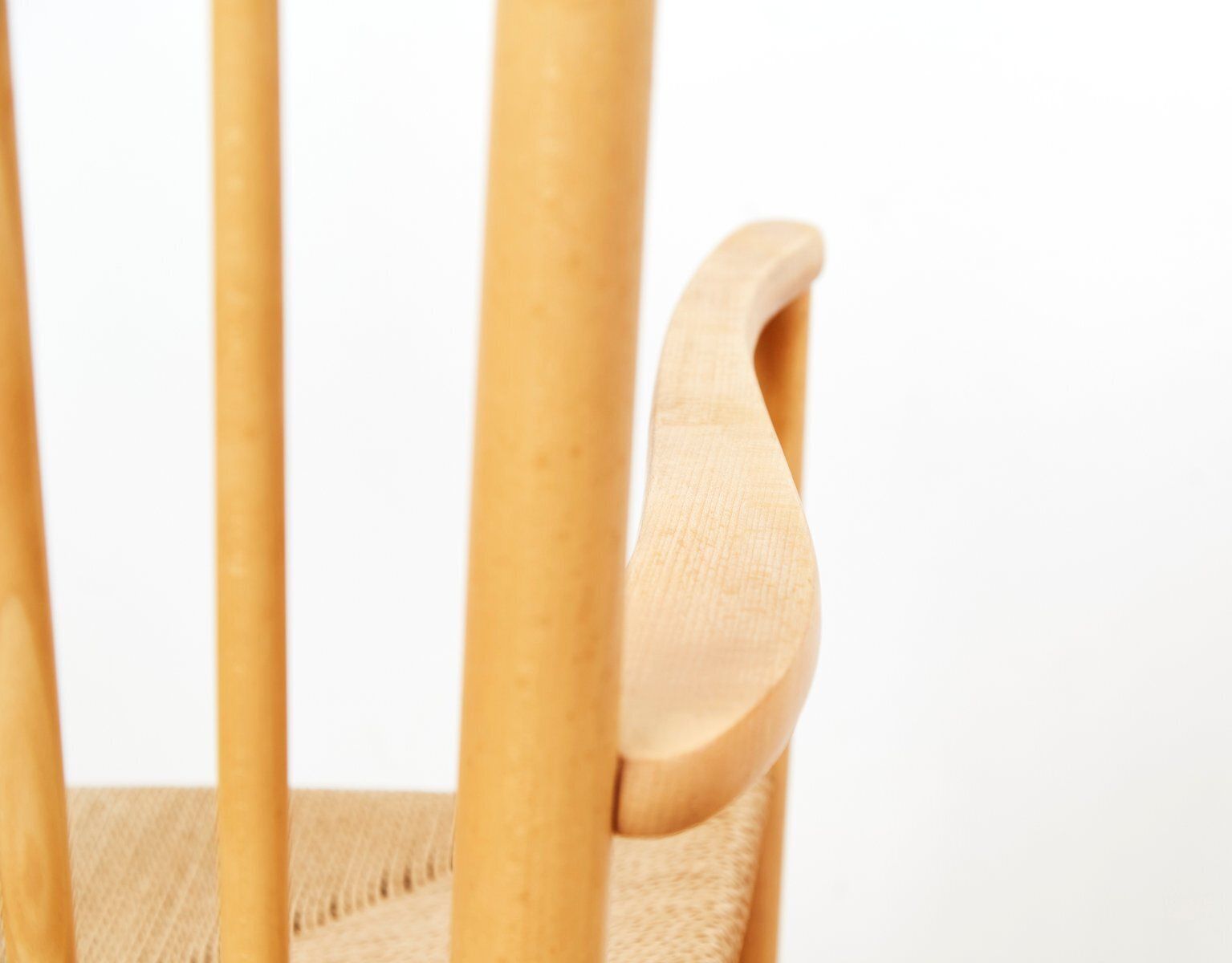 Furniture Vintage J16 Rocking Chair By Hans J. Wegner For Fdb Møbler, 1960s photo