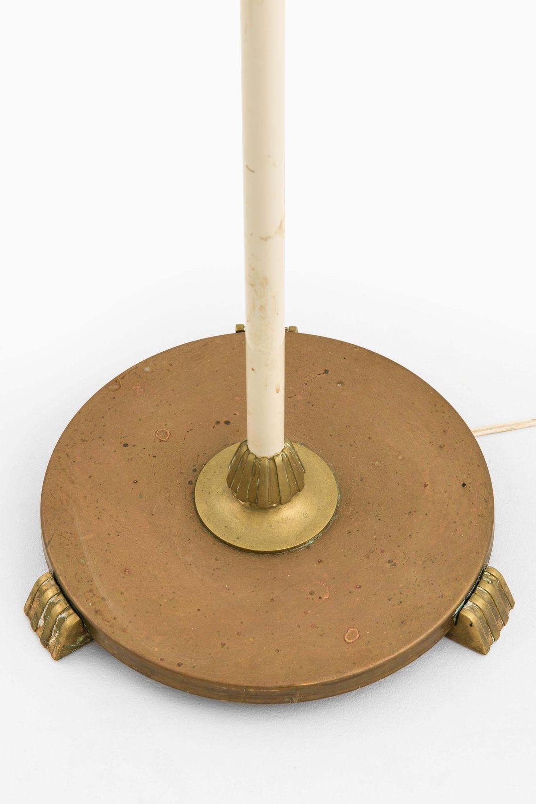 Set Of 2 Floor Lamps In Brass And Lacquered Metal, 1950s photo 14753.0