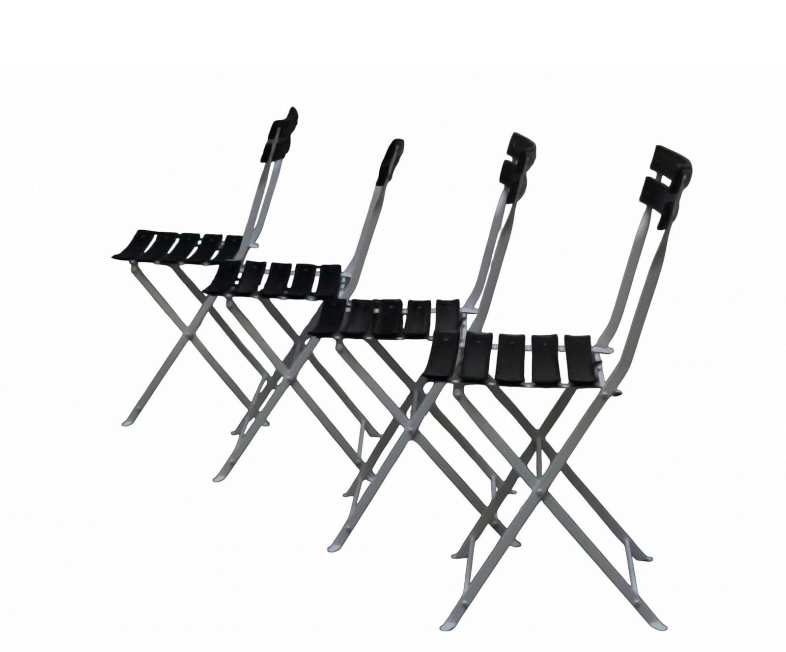 Marco Zanuso For Zanotta Set Of 4 Chairs "Celestina," Italy 1980s photo 2146.0