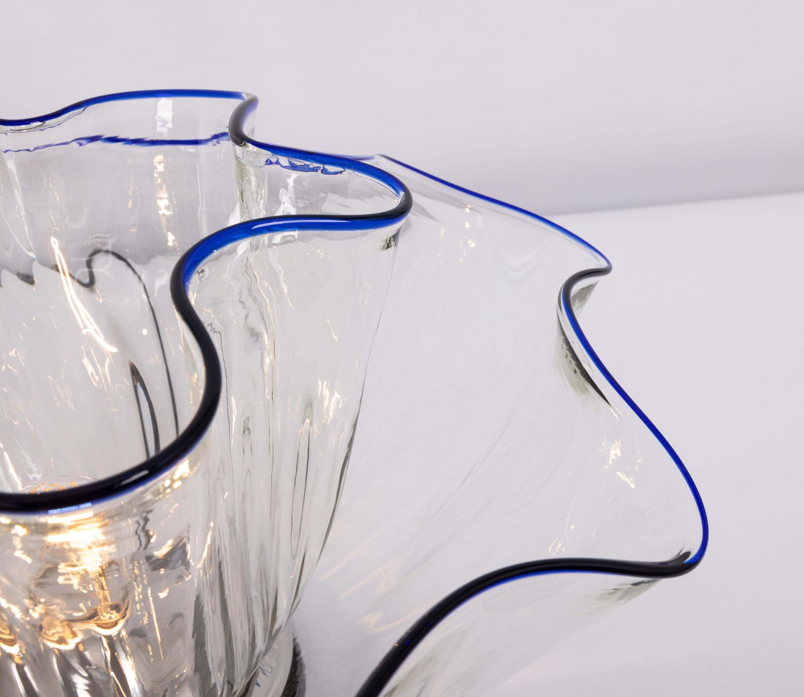 photo vinterior Large Murano Glass Galea Lamps By Adalberto Dal Lago For Vistosi, Italy 1970s