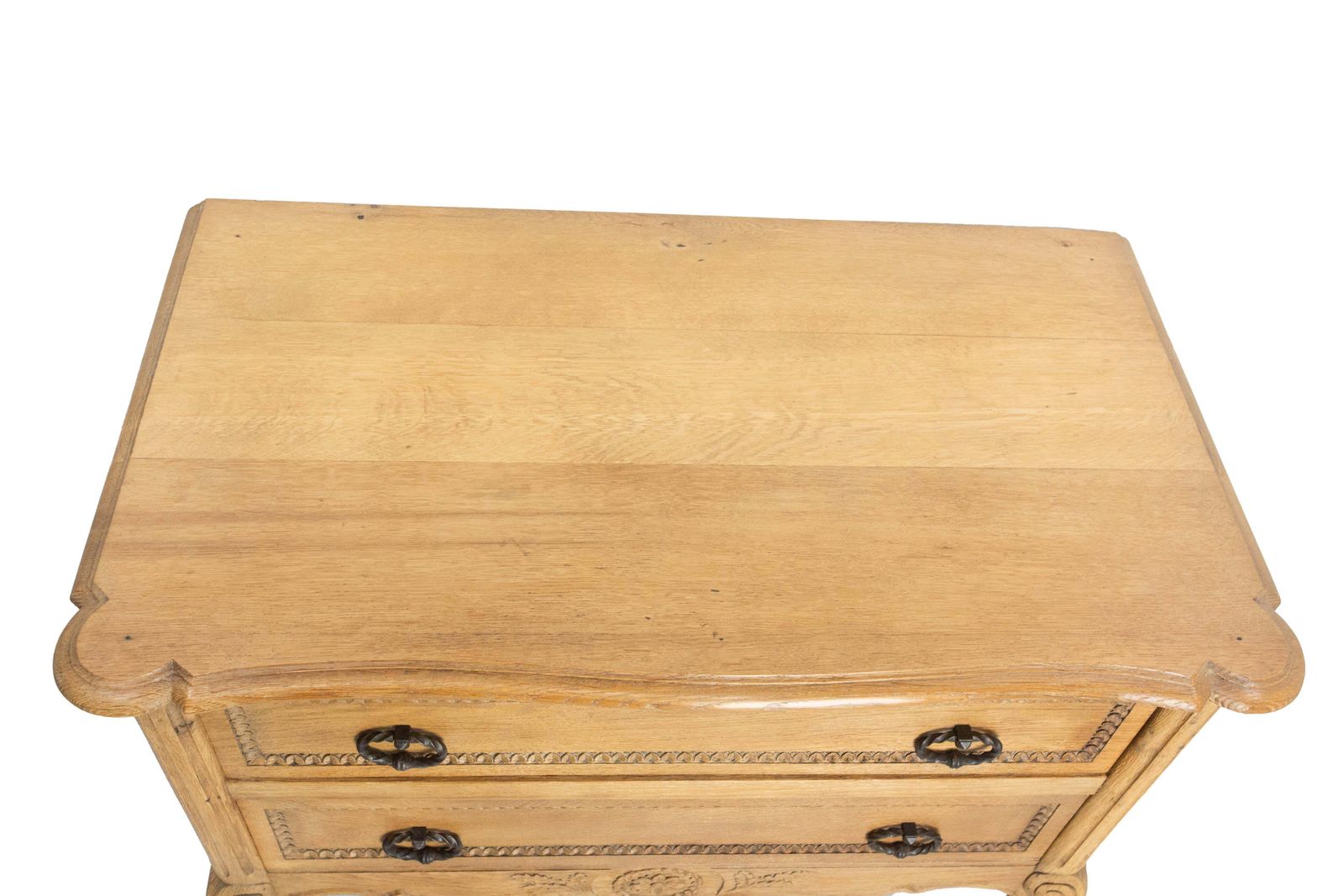 photo furniture French Louis XV Style Oak Commode Chest Of Drawers, Circa 1940