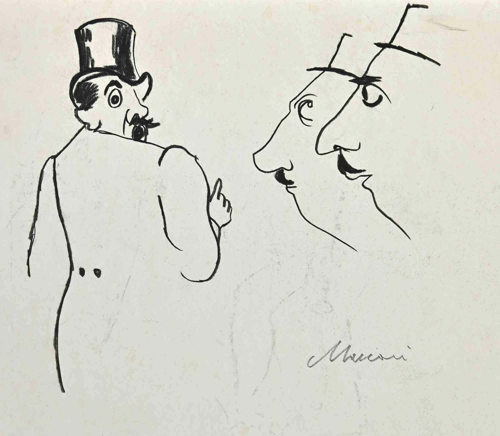Mino Maccariportraits   Drawing By Mino Maccari   1940s1940s photo furniture