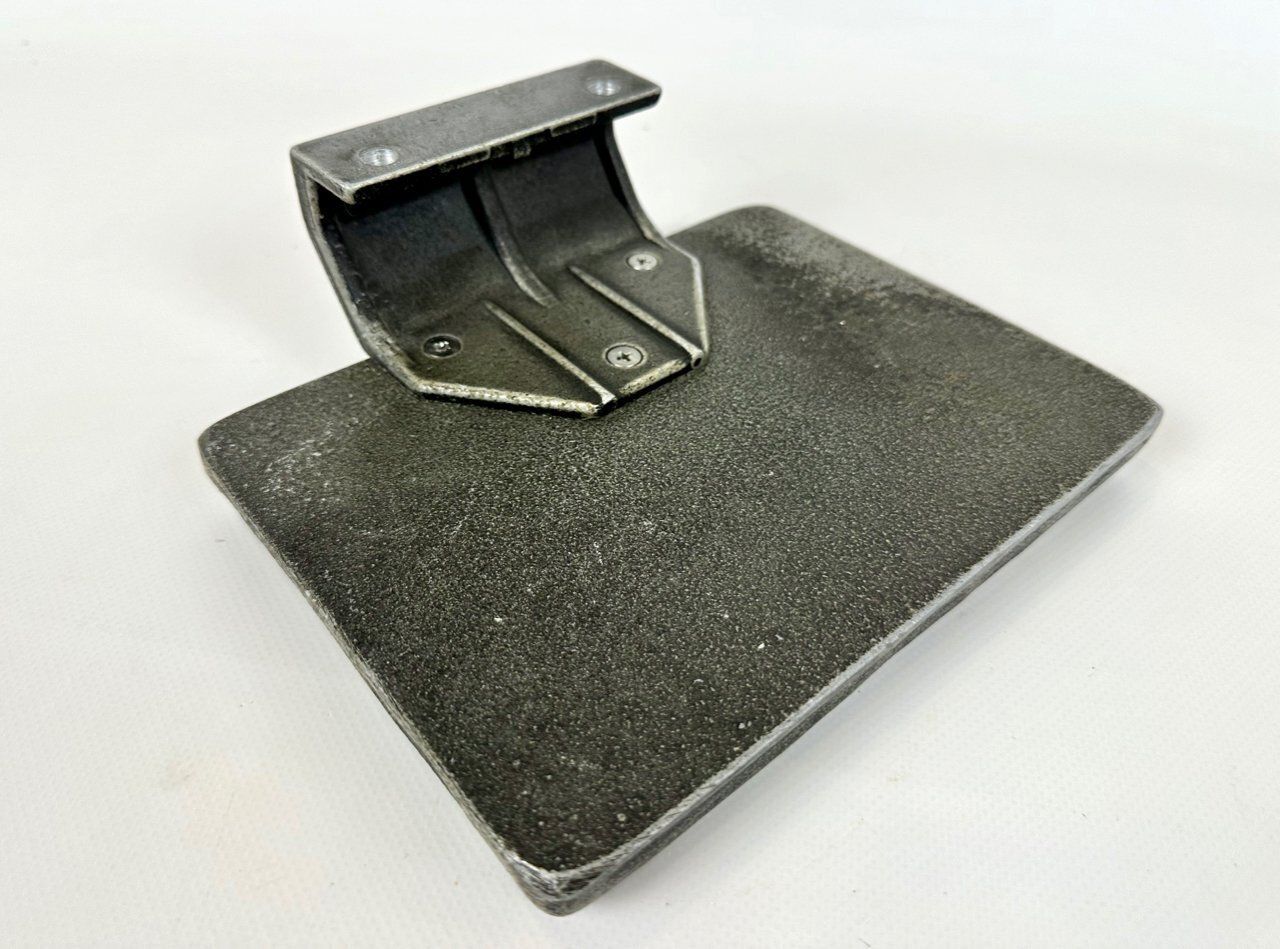 Brutalist Aluminum Push And Pull Alpana Door Handle, 1970s photo vinterior