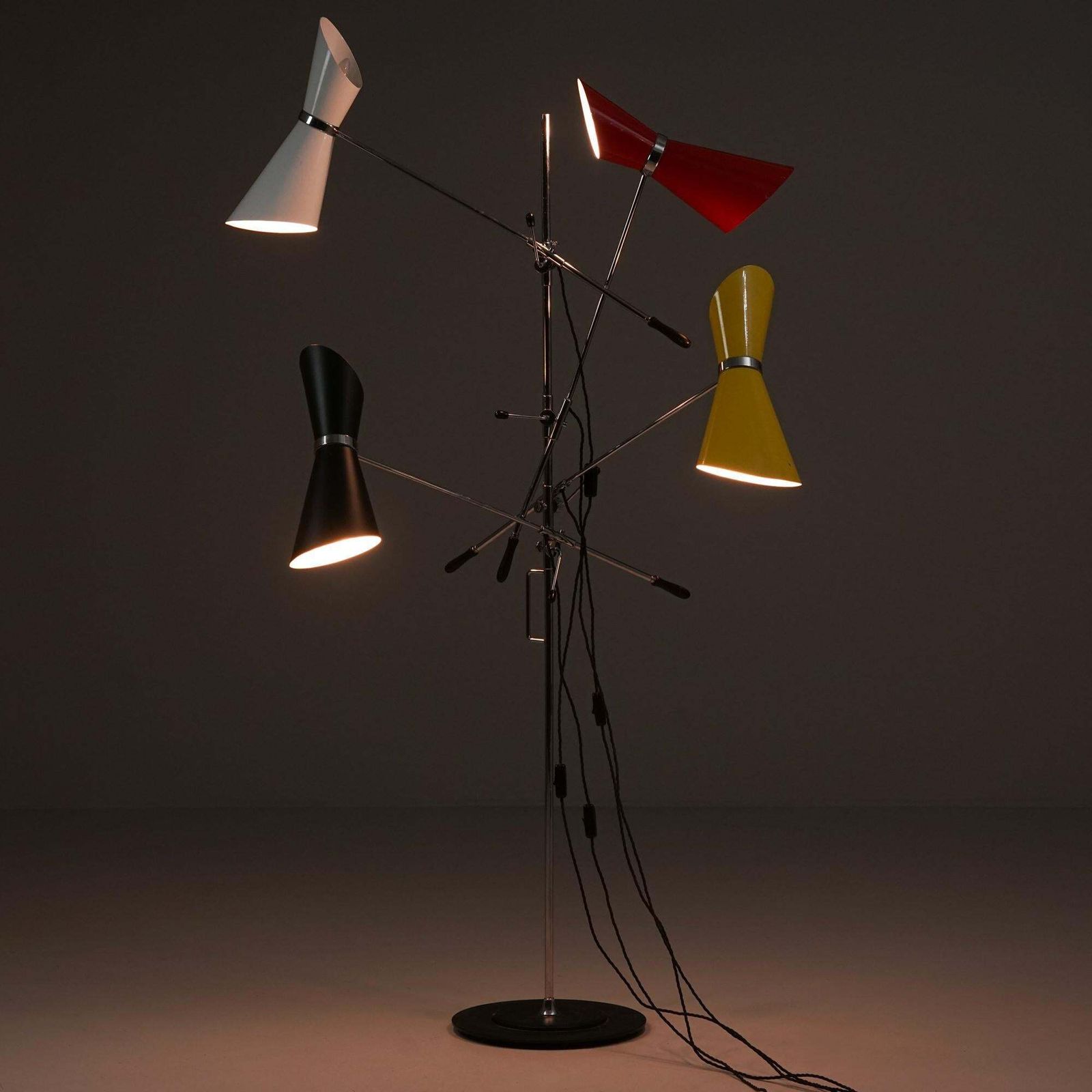 photo for sale Stilnovo  Style Floor Lamp, Italy, 1980/1990s