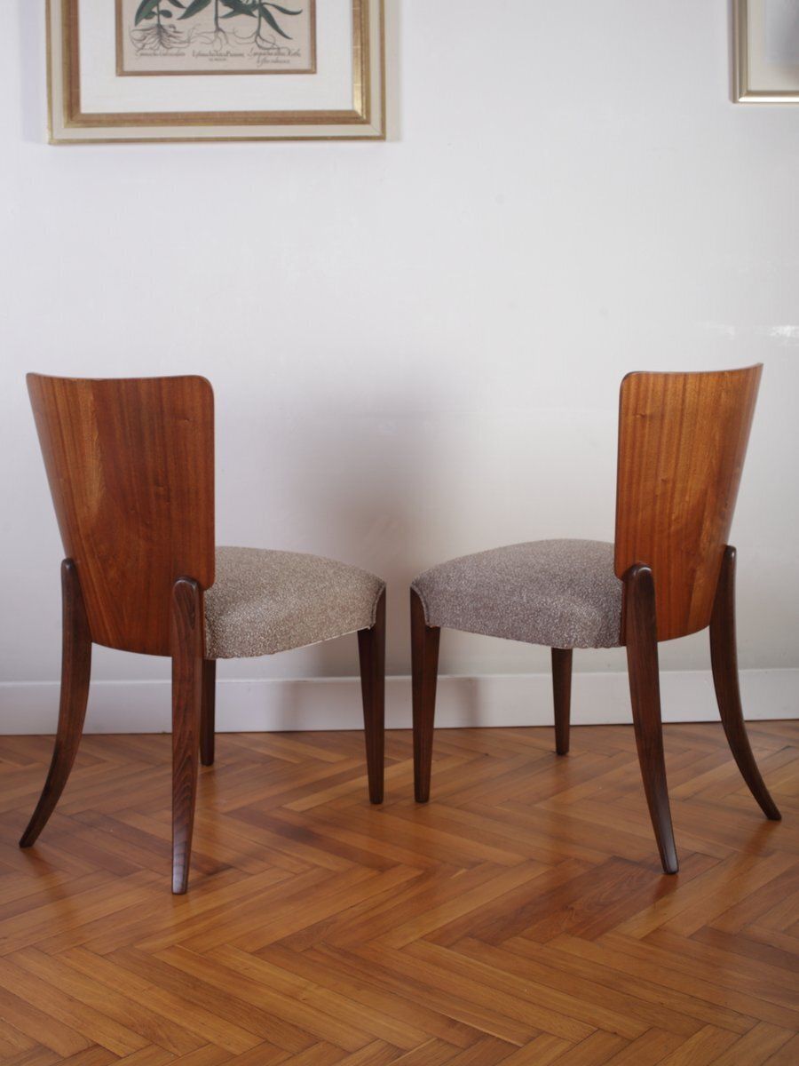Dining Chairs By Jindrich Halabala For Up Zavody, 1950s, Set Of 4 photo vinterior