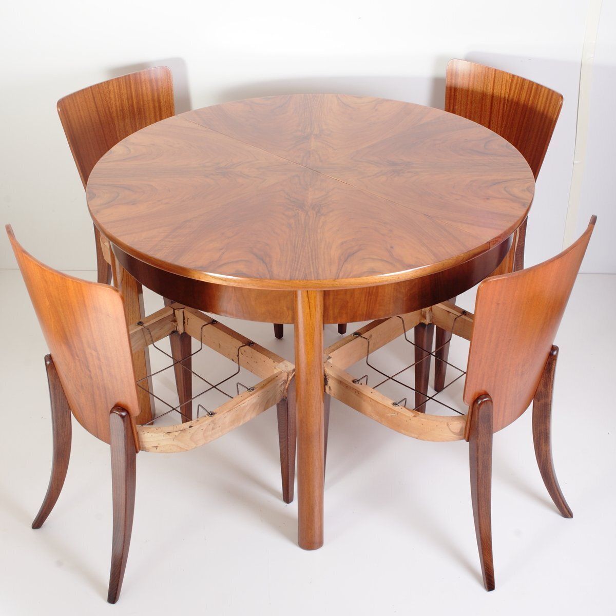 1650.0 Dining Chairs By Jindrich Halabala For Up Zavody, 1950s, Set Of 4 photo