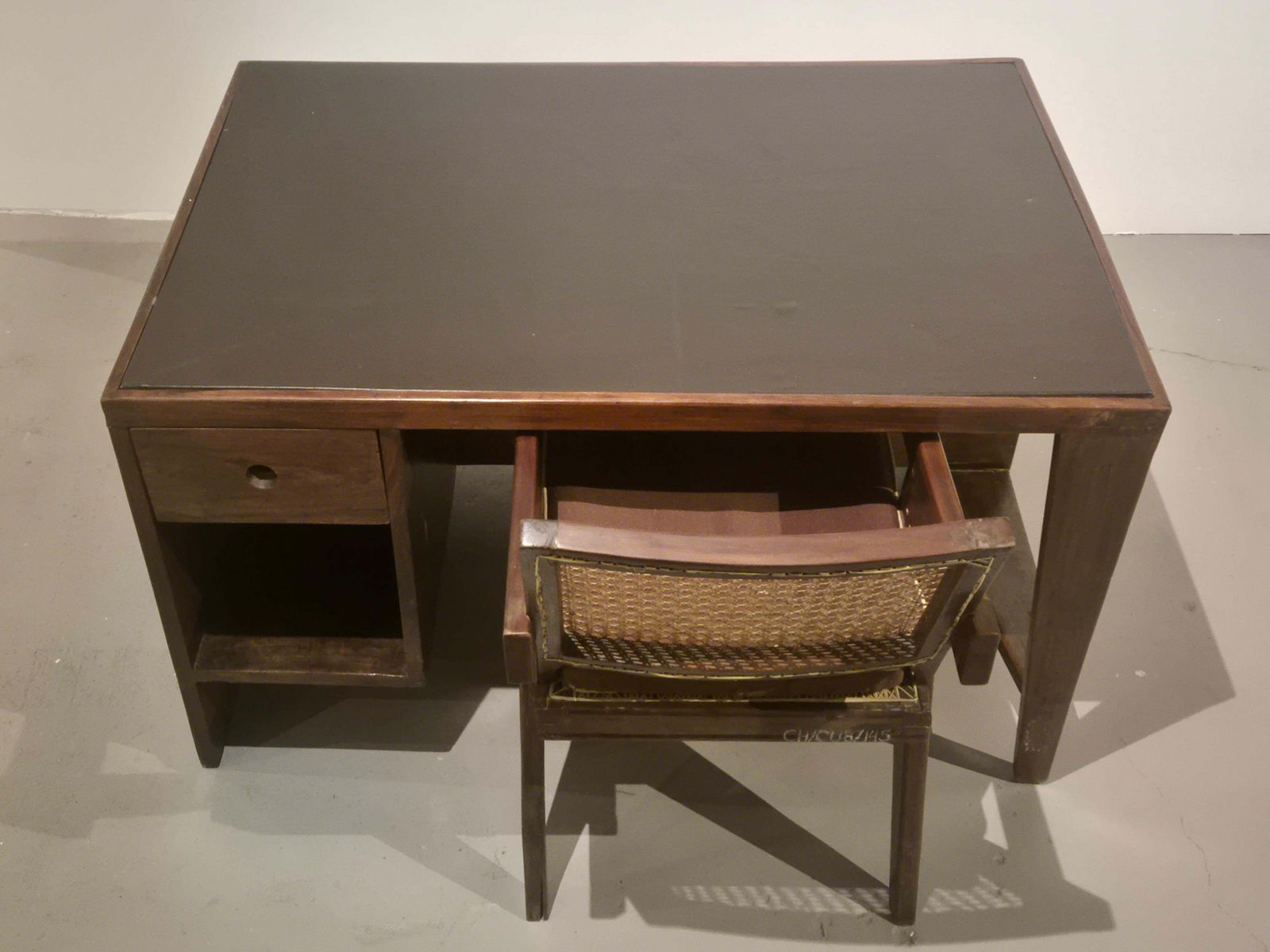 Pierre Jeanneret Original Pj Bu 02 A Pigeonhole Desk, Mid Century Modern. photo vintage