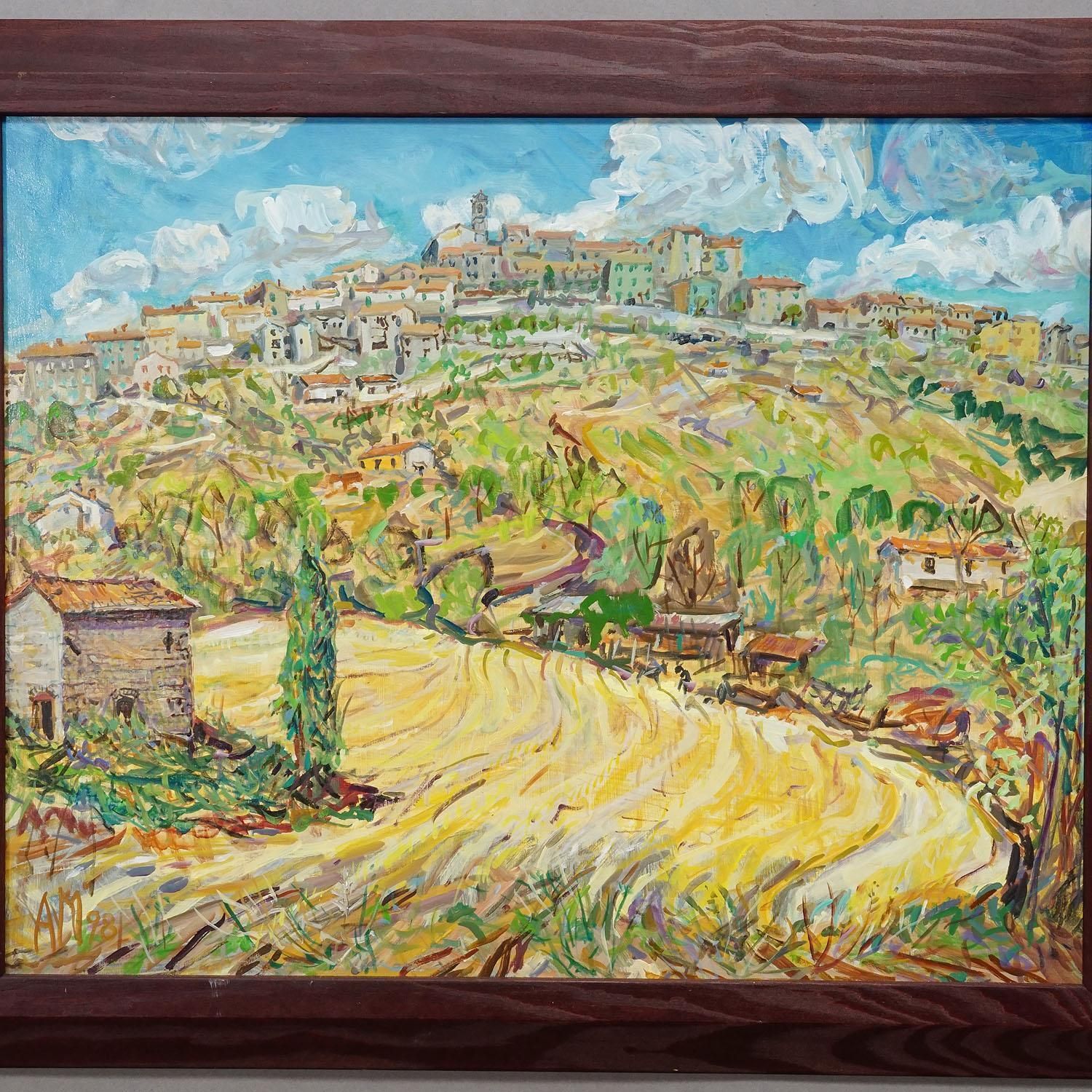 Alexander Michael Oil Painting – Prata In Tuscany, 1998 photo Kunst