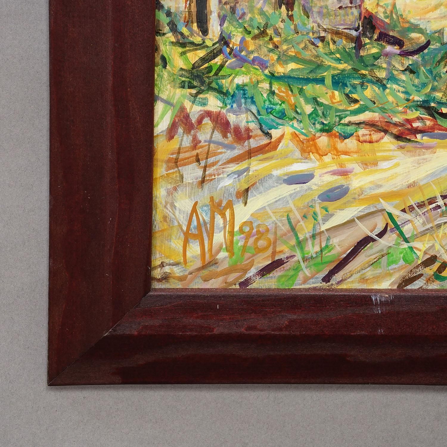 Alexander Michael Oil Painting – Prata In Tuscany, 1998 photo vinterior