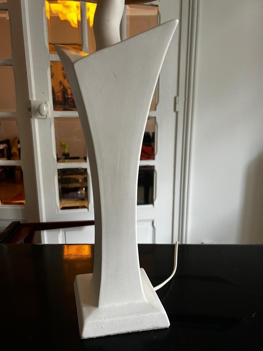 Ceramic Lamp By Pierre Casenove For Lunéville, 1980 photo vinterior