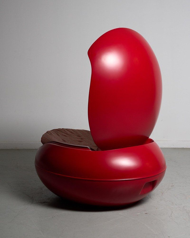 Red Garden Egg By Peter Ghyczy, 1970s photo 2447.0