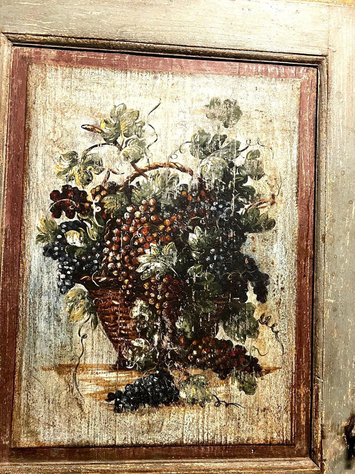 Hand Painted Interior Door, Yellow With Original Frame, Italy photo Home Fixtures