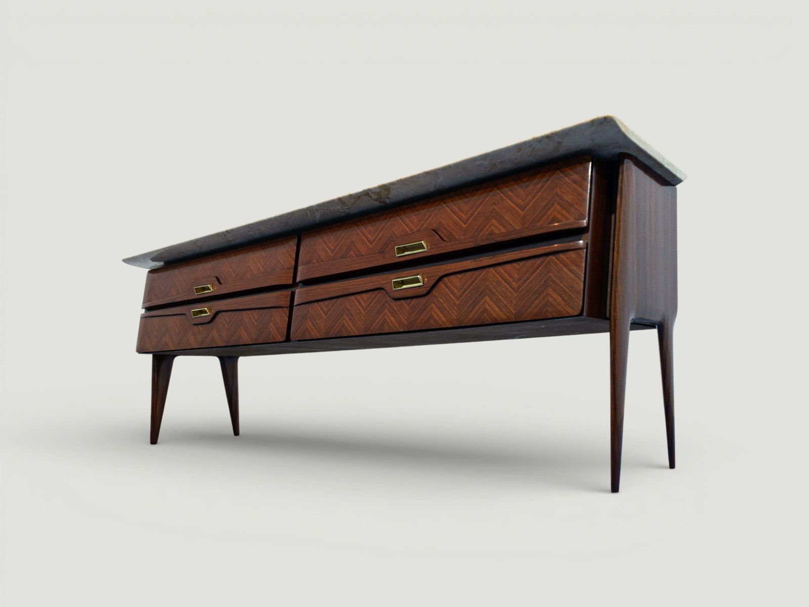 photo vintage Mid Century Sideboard Or Chest Of Drawers By La Permanente Mobili Cantù, 1950s