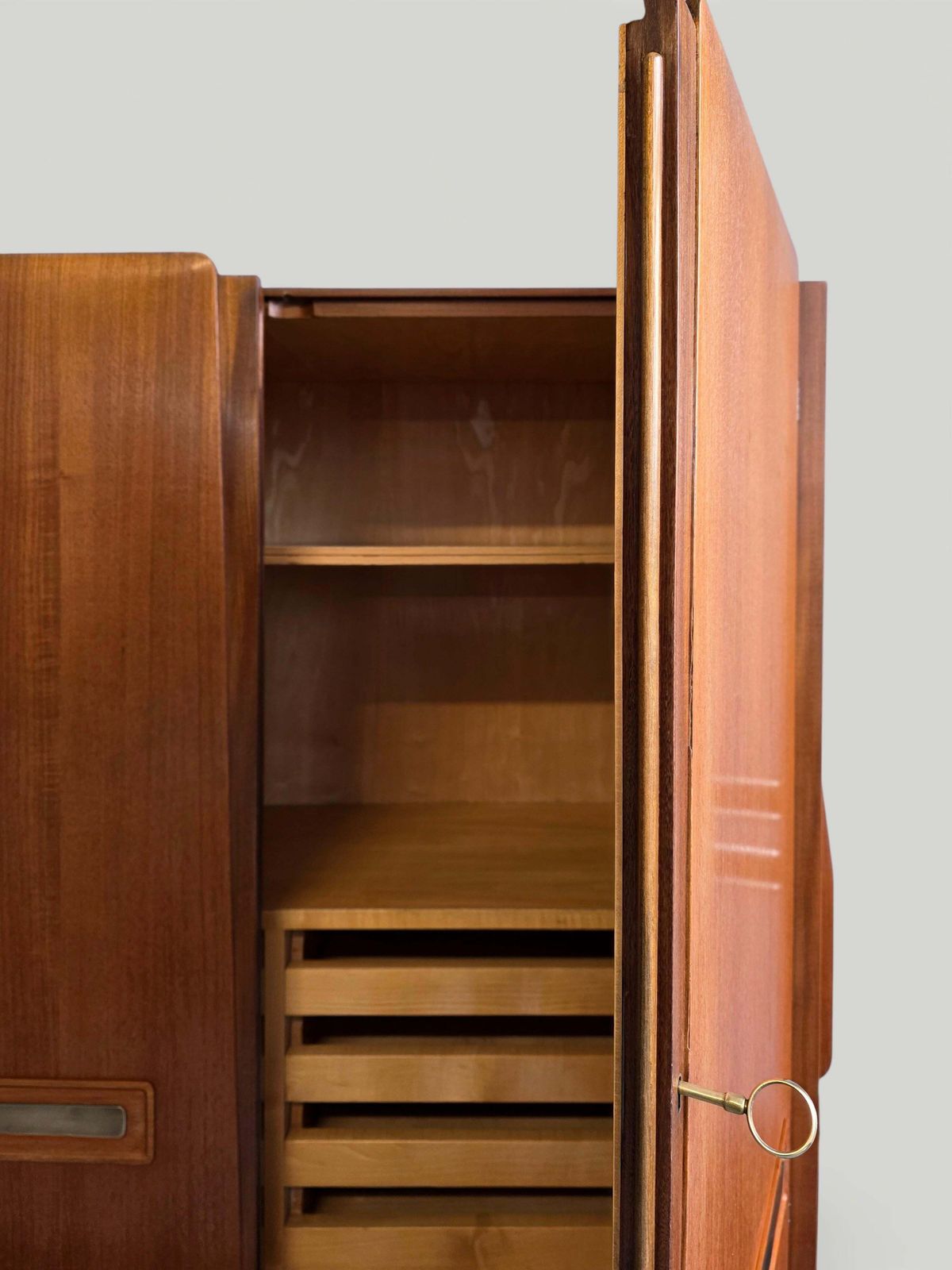 Italian Mid Century Sideboard Or Cabinet Bar Designed By Vittorio Dassi In 1950s photo 8851.0