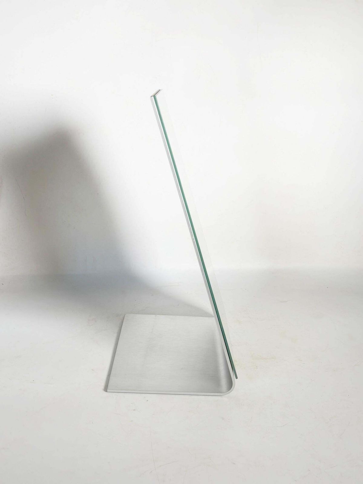 Tabletop Mirror In Aluminum And Glass, France, 20th photo 482.0