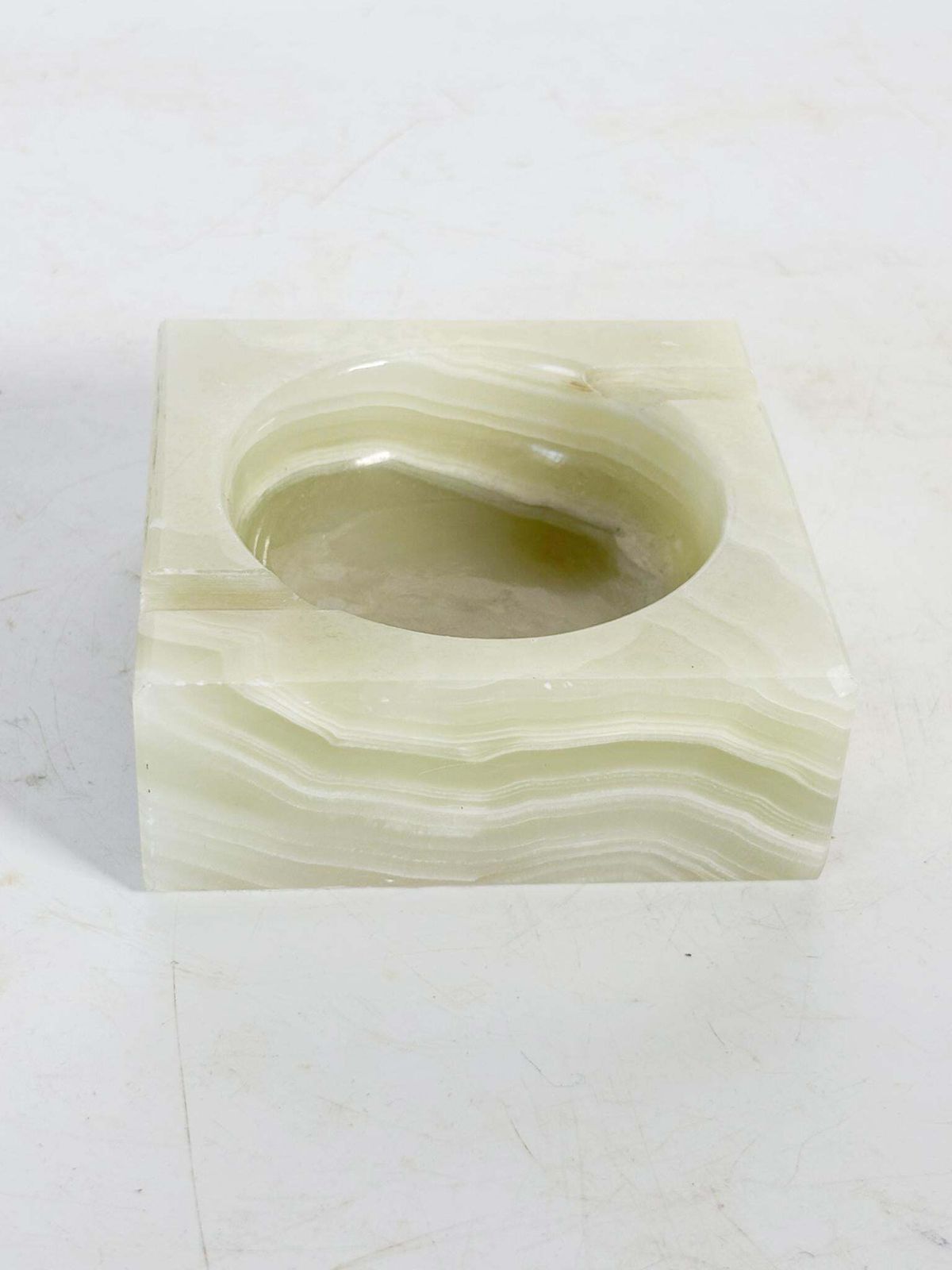 Green Onyx Ashtray, France, 1950 photo 368.0