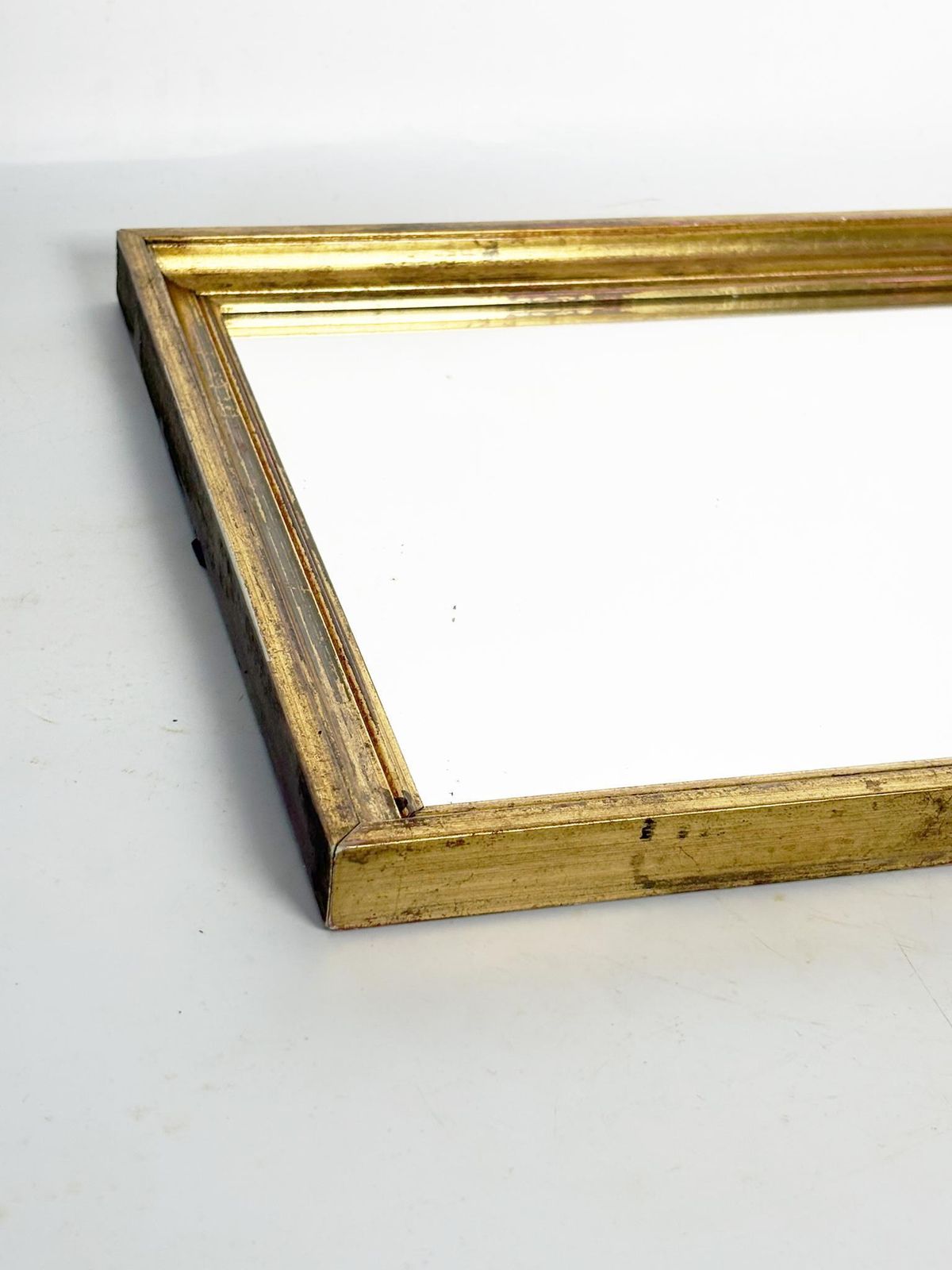 Gilded Mirror With Gold Leaf, 20th Century, Beautiful Antique Patina photo buy